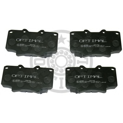 Photo Brake Pad Set, disc brake OPTIMAL 9836