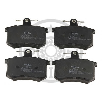 Photo Brake Pad Set, disc brake OPTIMAL 9907