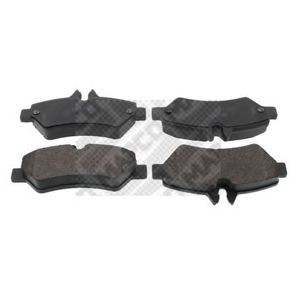 Photo Brake Pad Set, disc brake MAPCO 6798