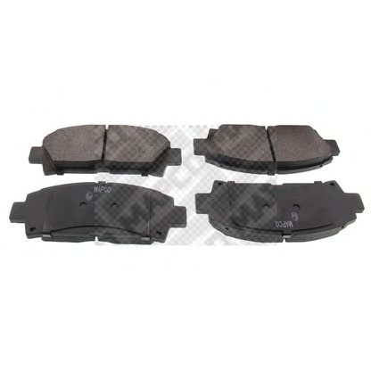 Photo Brake Pad Set, disc brake MAPCO 6808