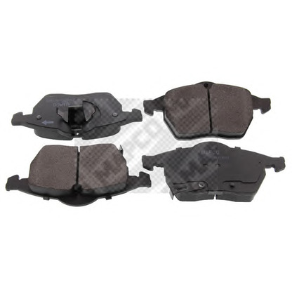 Photo Brake Pad Set, disc brake MAPCO 6148