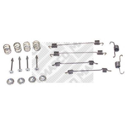 Photo Accessory Kit, brake shoes MAPCO 9136