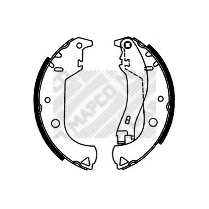 Photo Brake Shoe Set MAPCO 8034