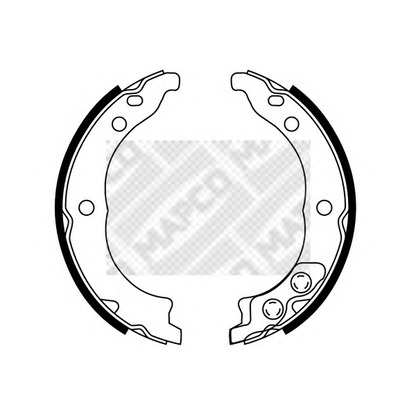 Photo Brake Shoe Set MAPCO 8135