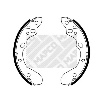 Photo Brake Shoe Set MAPCO 8559