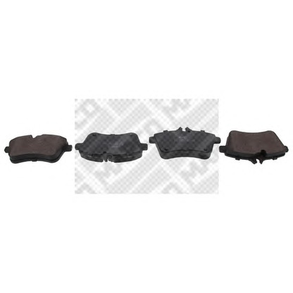 Photo Brake Pad Set, disc brake MAPCO 6899