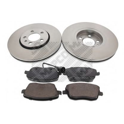 Photo Brake Set, disc brakes MAPCO 47900