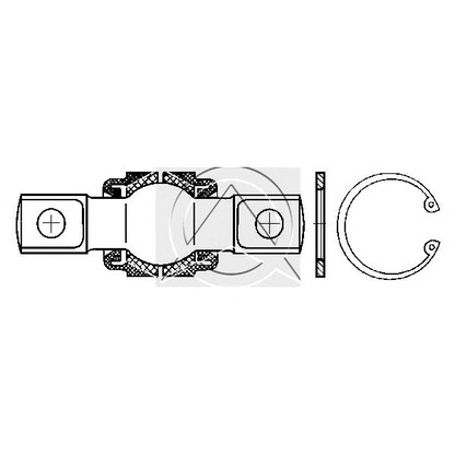 Photo Repair Kit, guide strut SIDEM 44247