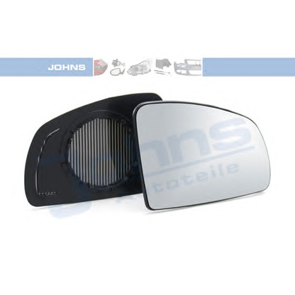 Foto Cristal de espejo, retrovisor exterior JOHNS 55653881