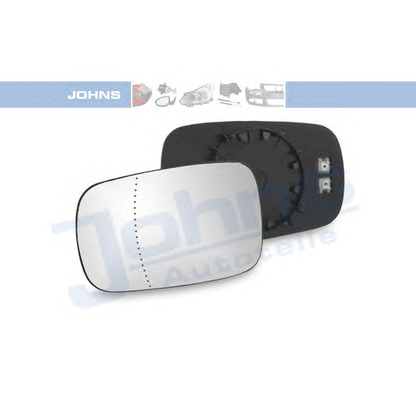 Foto Cristal de espejo, retrovisor exterior JOHNS 60093781