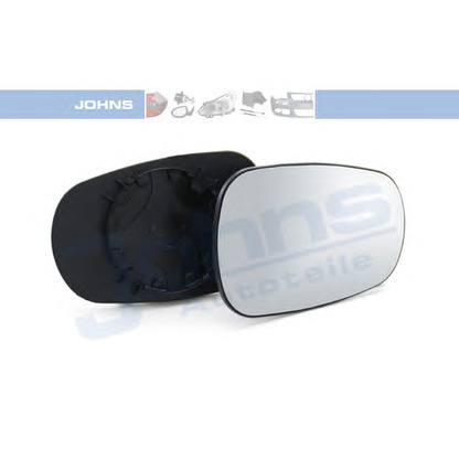 Foto Cristal de espejo, retrovisor exterior JOHNS 60123880