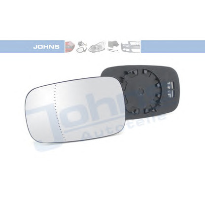 Foto Cristal de espejo, retrovisor exterior JOHNS 60223781