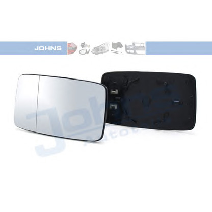 Photo Mirror Glass, outside mirror JOHNS 95383783