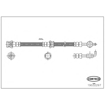 Photo Flexible de frein CORTECO 19032297