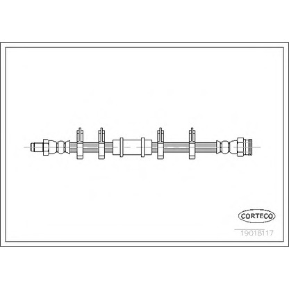 Zdjęcie Przewód hamulcowy elastyczny CORTECO 19018117