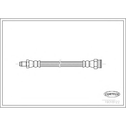 Zdjęcie Przewód hamulcowy elastyczny CORTECO 19018122