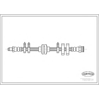Foto Tubo flexible de frenos CORTECO 19018131