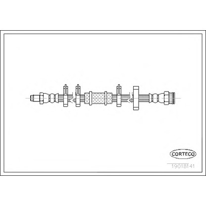 Zdjęcie Przewód hamulcowy elastyczny CORTECO 19018141