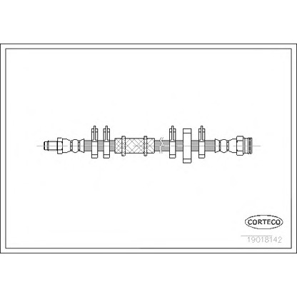 Zdjęcie Przewód hamulcowy elastyczny CORTECO 19018142
