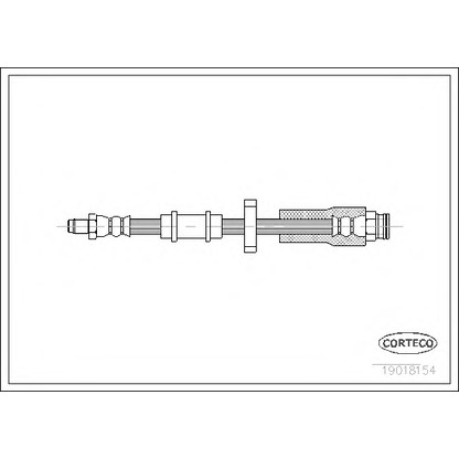Zdjęcie Przewód hamulcowy elastyczny CORTECO 19018154