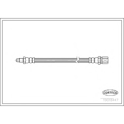 Zdjęcie Przewód hamulcowy elastyczny CORTECO 19018447