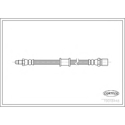 Zdjęcie Przewód hamulcowy elastyczny CORTECO 19018448