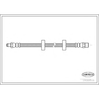 Foto Tubo flexible de frenos CORTECO 19018516