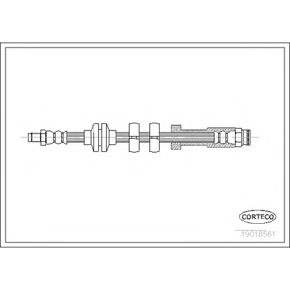 Photo Flexible de frein CORTECO 19018561