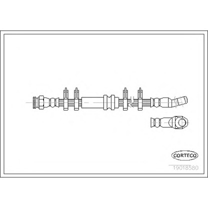 Photo Brake Hose CORTECO 19018580