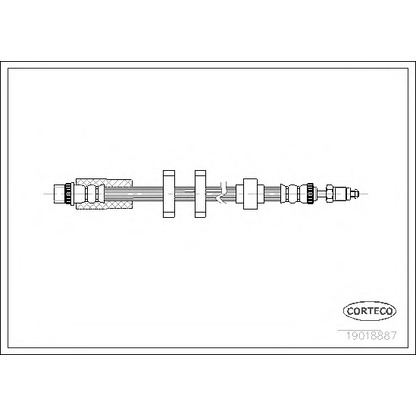 Photo Brake Hose CORTECO 19018887