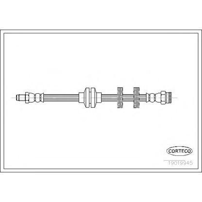 Zdjęcie Przewód hamulcowy elastyczny CORTECO 19019945