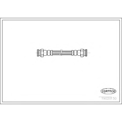 Zdjęcie Przewód hamulcowy elastyczny CORTECO 19020130