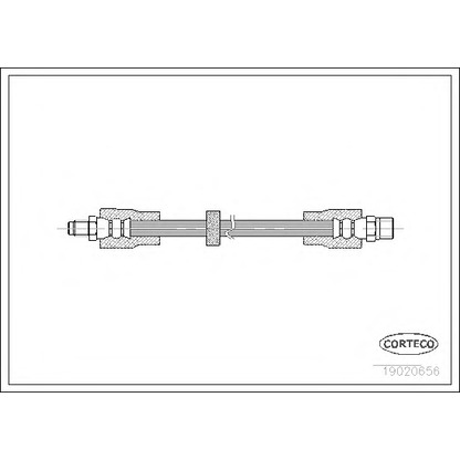 Photo Brake Hose CORTECO 19020656