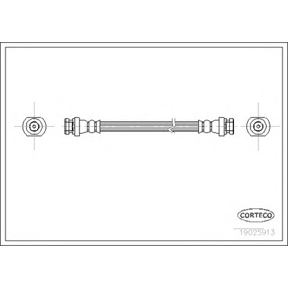 Photo Brake Hose CORTECO 19025913