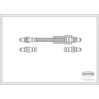 Zdjęcie Przewód hamulcowy elastyczny CORTECO 19026905