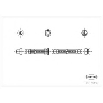 Photo Flexible de frein CORTECO 19030497