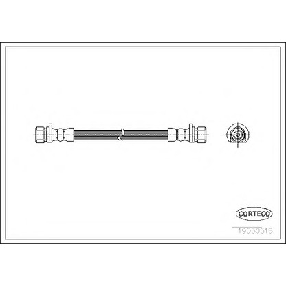 Photo Brake Hose CORTECO 19030516