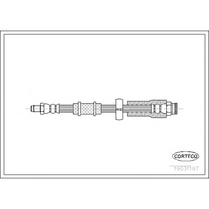 Photo Brake Hose CORTECO 19031197