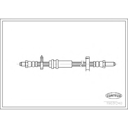 Zdjęcie Przewód hamulcowy elastyczny CORTECO 19031240