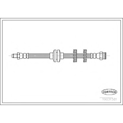 Zdjęcie Przewód hamulcowy elastyczny CORTECO 19031581