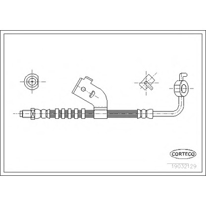 Photo Brake Hose CORTECO 19032129