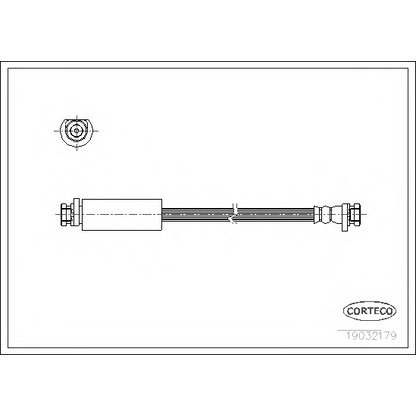 Photo Brake Hose CORTECO 19032179