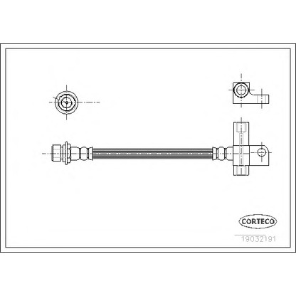 Photo Brake Hose CORTECO 19032191