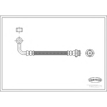 Photo Flexible de frein CORTECO 19032271