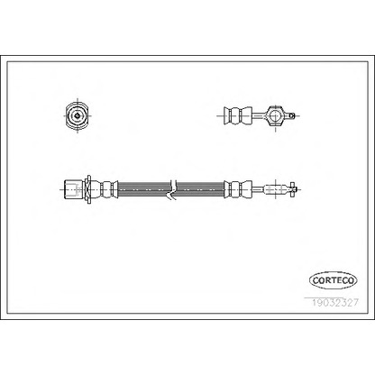 Photo Brake Hose CORTECO 19032327