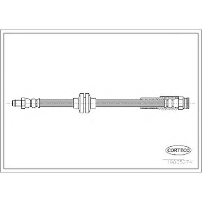 Photo Brake Hose CORTECO 19035274