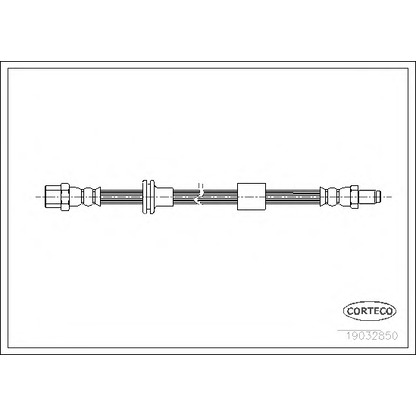Zdjęcie Przewód hamulcowy elastyczny CORTECO 19032850