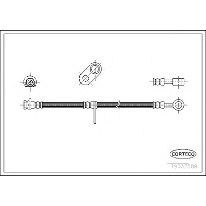 Foto Bremsschlauch CORTECO 19032889