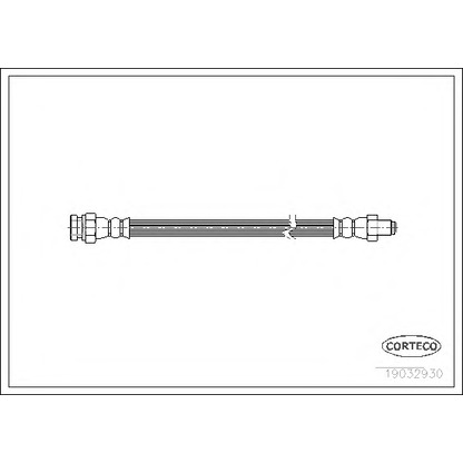 Zdjęcie Przewód hamulcowy elastyczny CORTECO 19032930