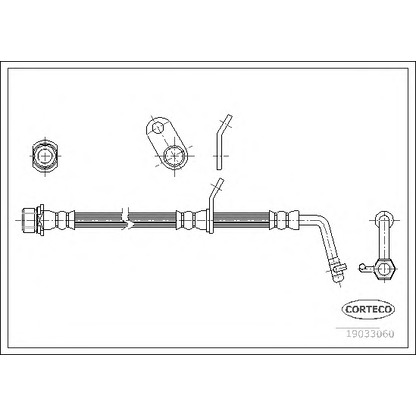 Photo Brake Hose CORTECO 19033060